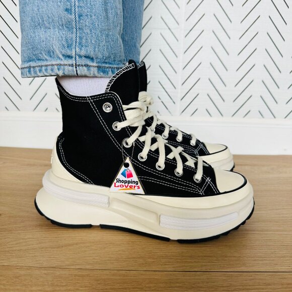 ❤️❤️Converse Run Star Legacy CX Hi Platform 5.5 Men Shoes Sneakers Black A00869C